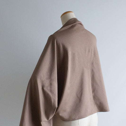Sleeve Stole Mocha Sweat Type Shoulder with Sleeves 休閒 SS02
