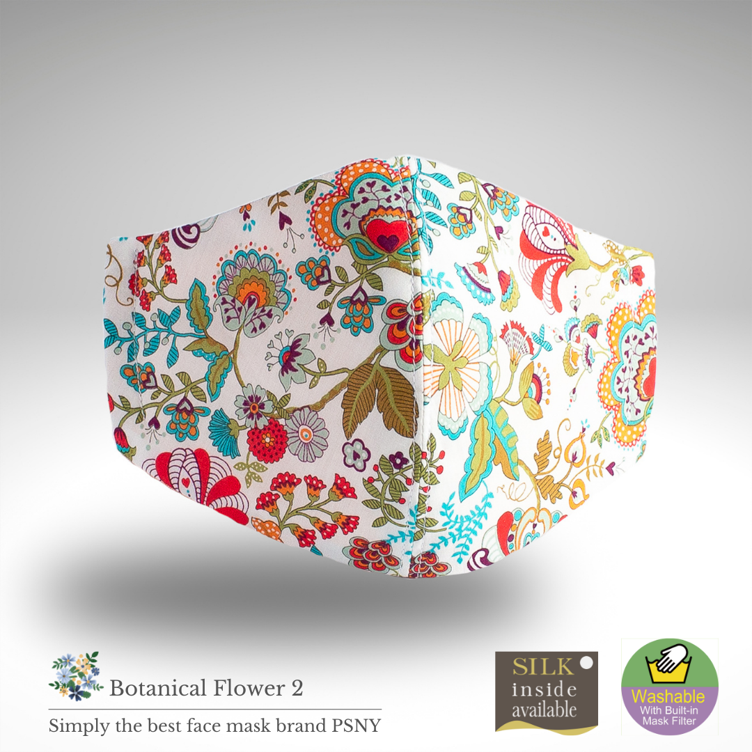 Botanical Flower Liberty Tana Lawn Mask BF03