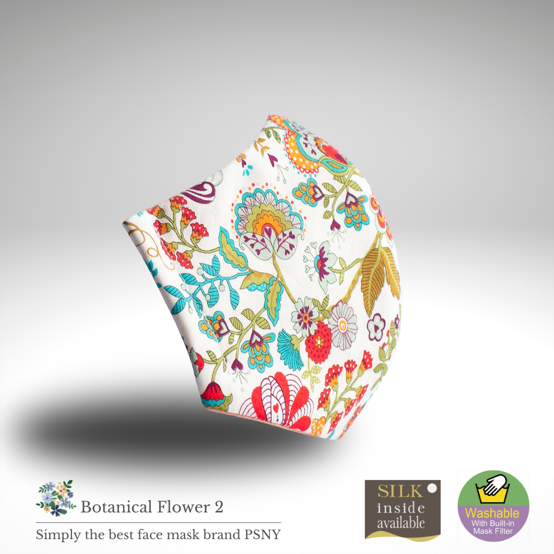 Botanical Flower Liberty Tana Lawn Mask BF03