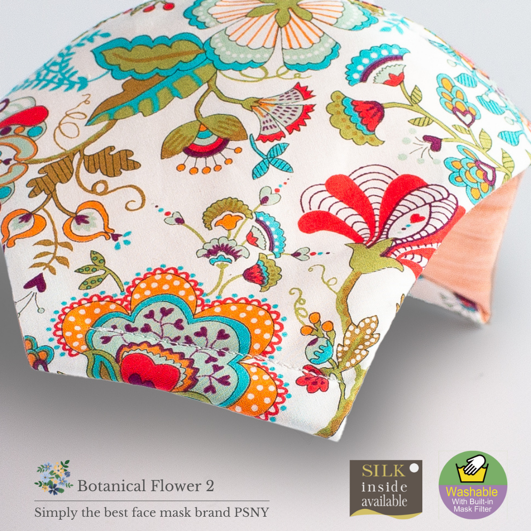Botanical Flower Liberty Tana Lawn Mask BF03