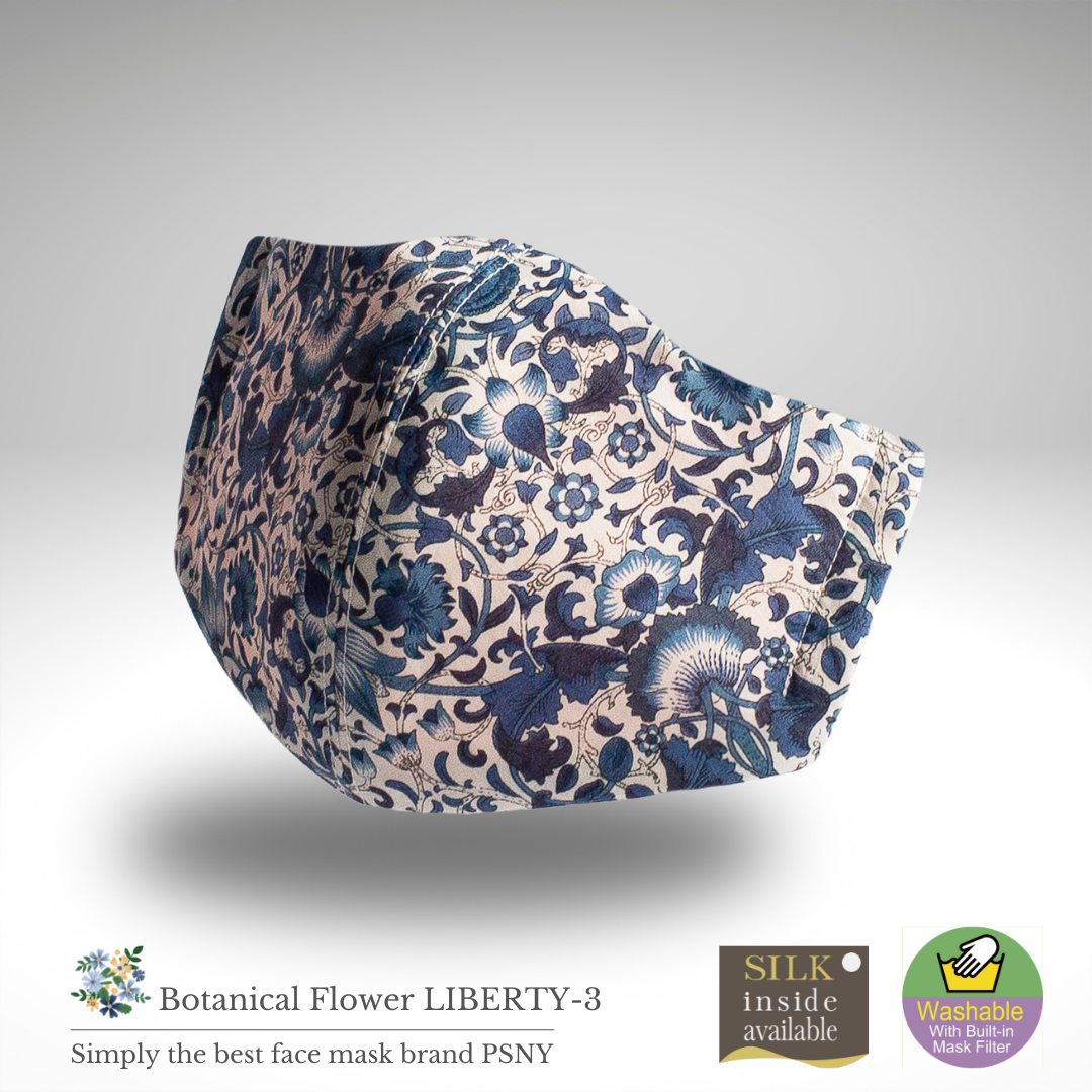 PSNY Botanical Tana Lawn Liberty Pattern Mask BF05