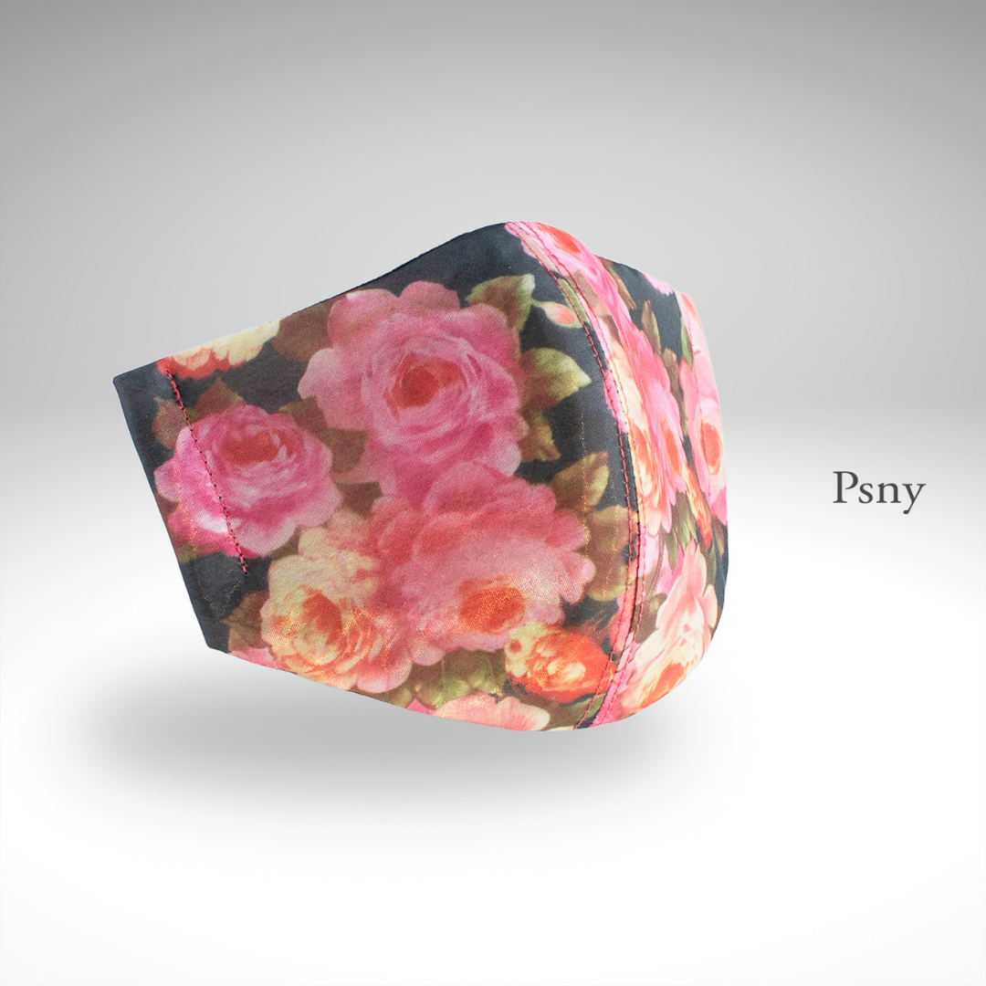 Botanical Organza Rose Mask BF10