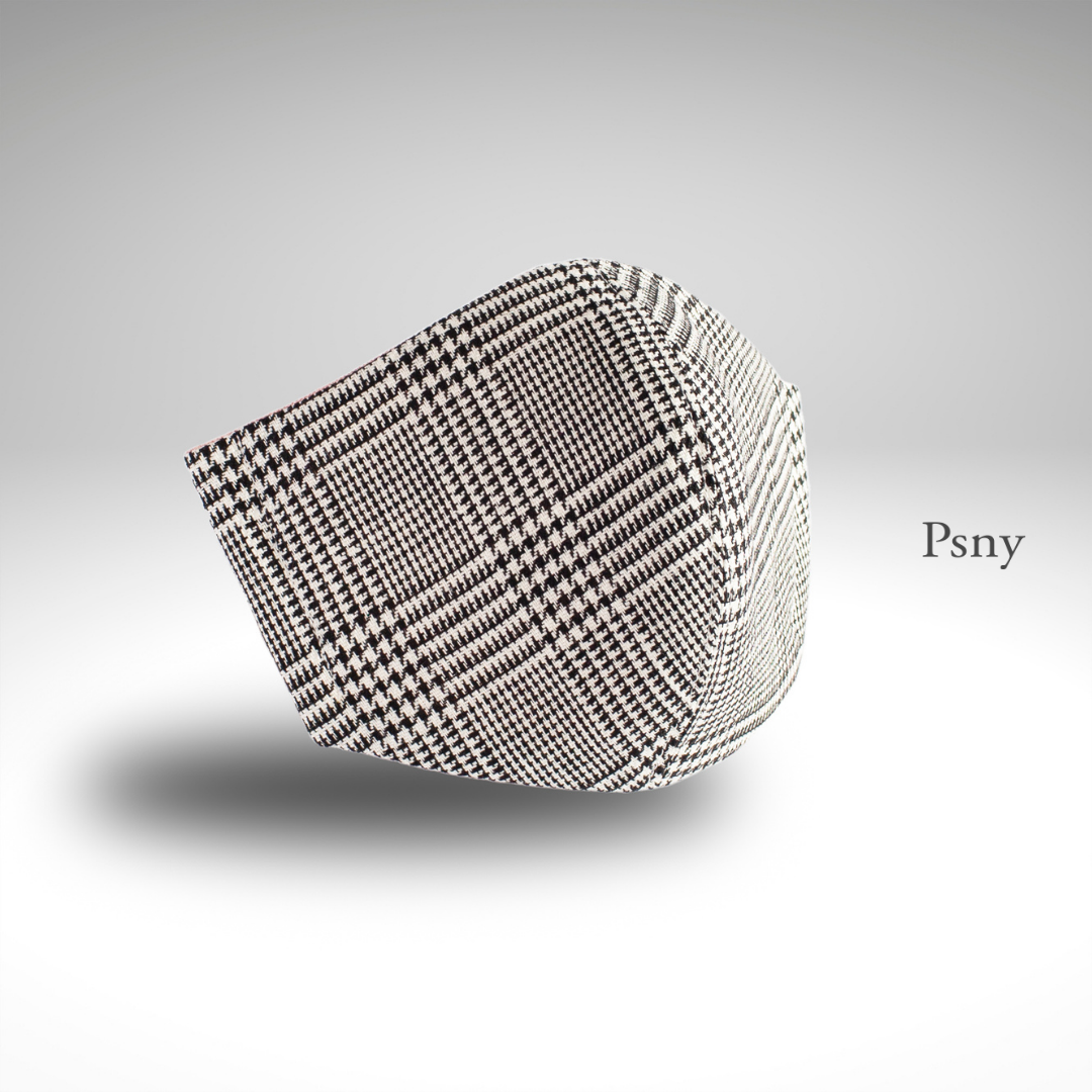 PSNY Linen Glen Check Plaid Mask CK01