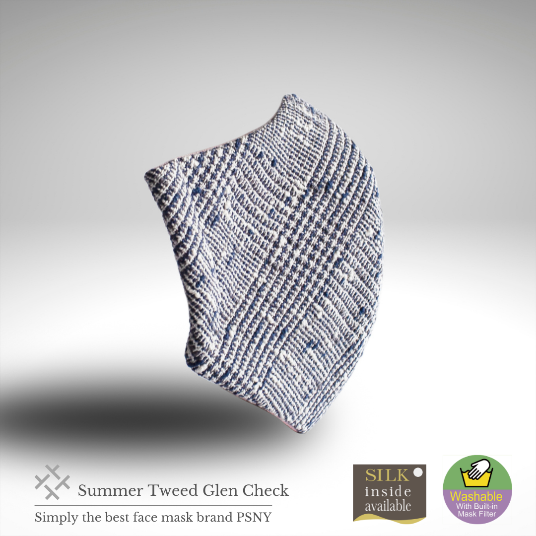 Summer Tweed Houndstooth Houndstooth Cotton Mask CK03
