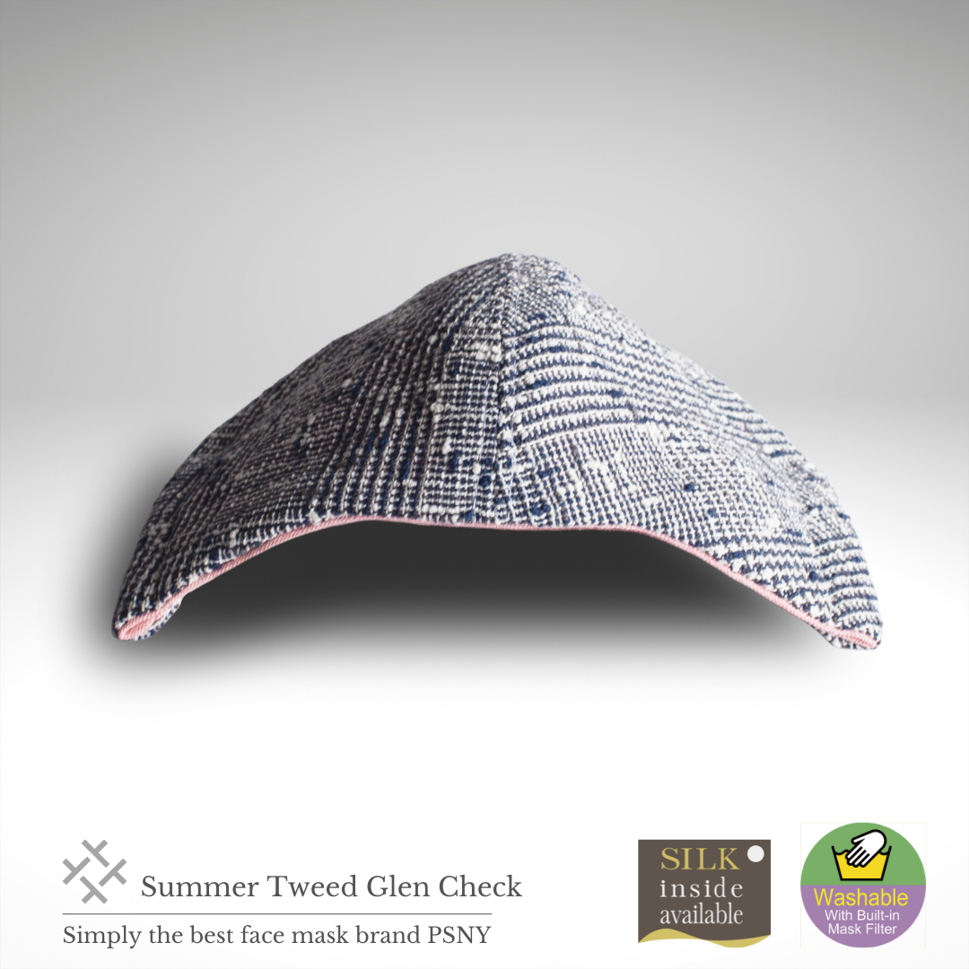 Summer Tweed Houndstooth Houndstooth Cotton Mask CK03