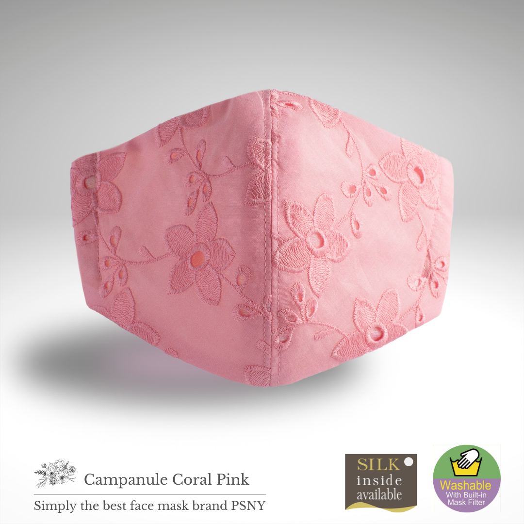 PSNY Campanule Lace Coral Pink Mask CP09
