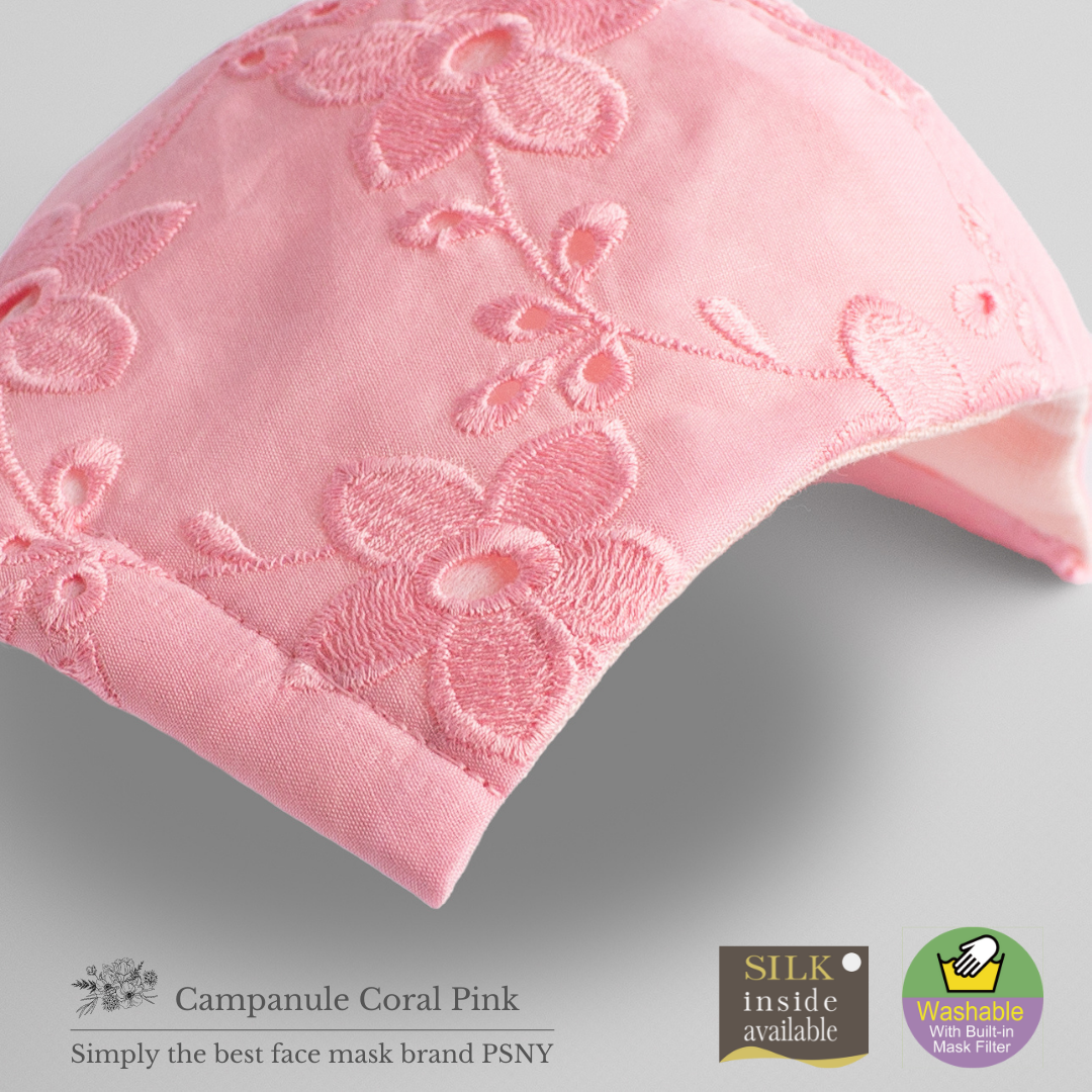 PSNY Campanule Lace Coral Pink Mask CP09