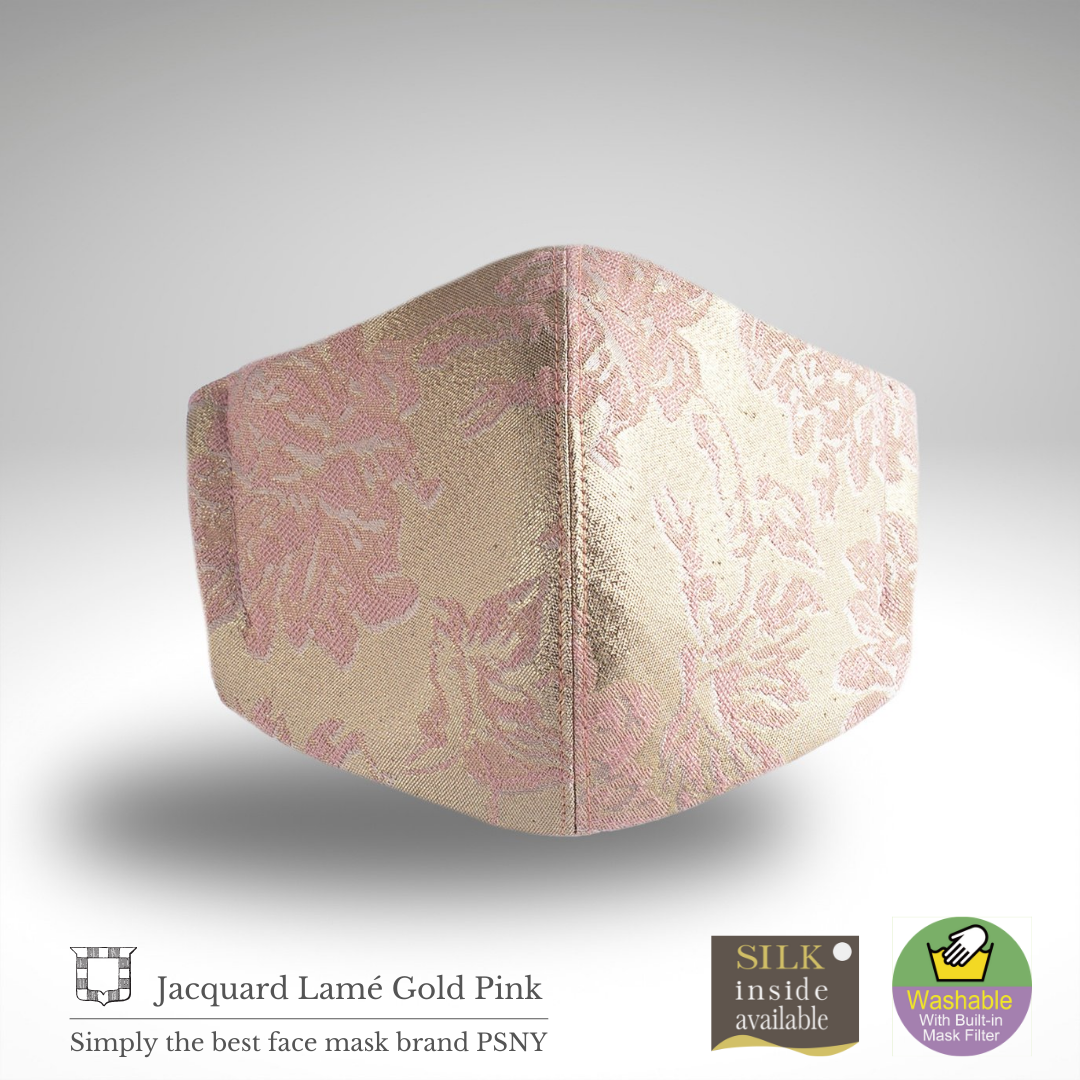 閃粉提花金粉色過濾面膜 FL06