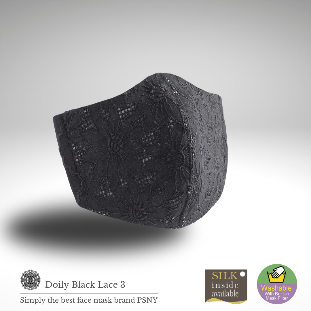Doily 蕾絲黑色瑪格麗特過濾面膜 LD03