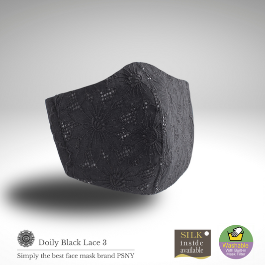 Doily 蕾絲黑色瑪格麗特過濾面膜 LD03