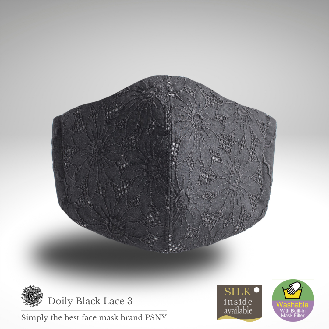 Doily 蕾絲黑色瑪格麗特過濾面膜 LD03