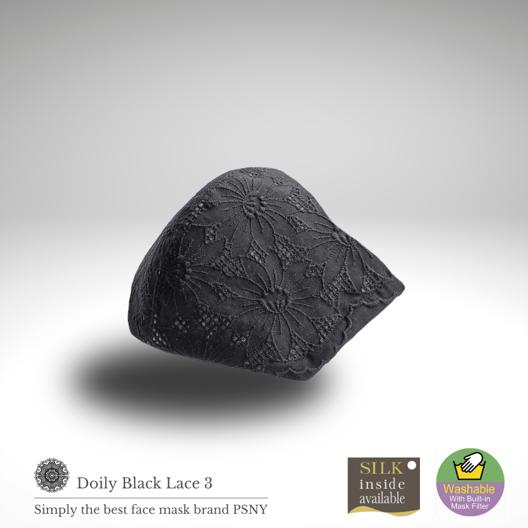 Doily 蕾絲黑色瑪格麗特過濾面膜 LD03