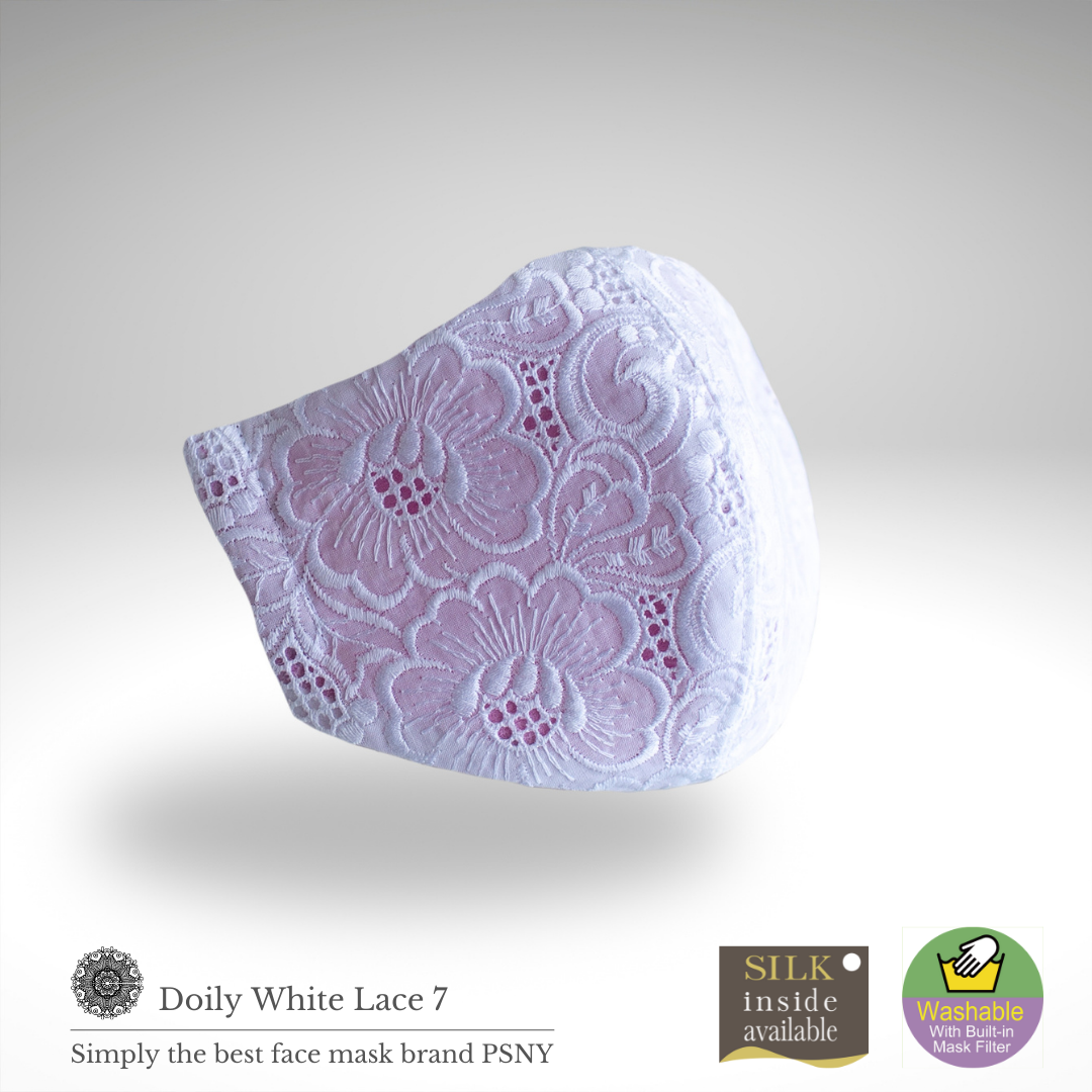 Doily 蕾絲白色過濾面膜 LD07