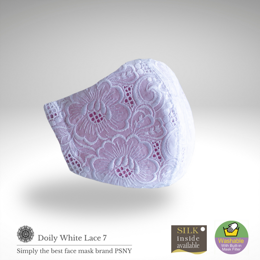 Doily 蕾絲白色過濾面膜 LD07