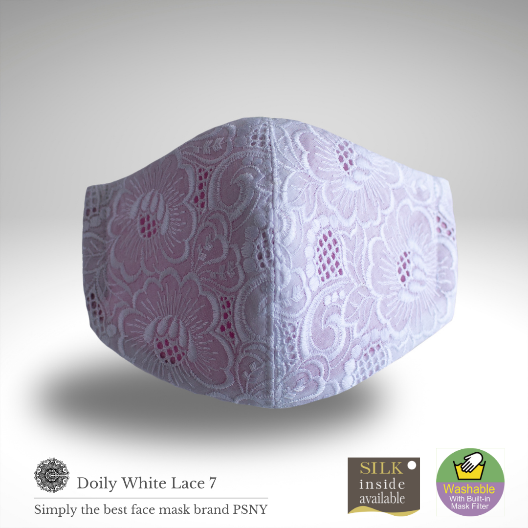 Doily 蕾絲白色過濾面膜 LD07