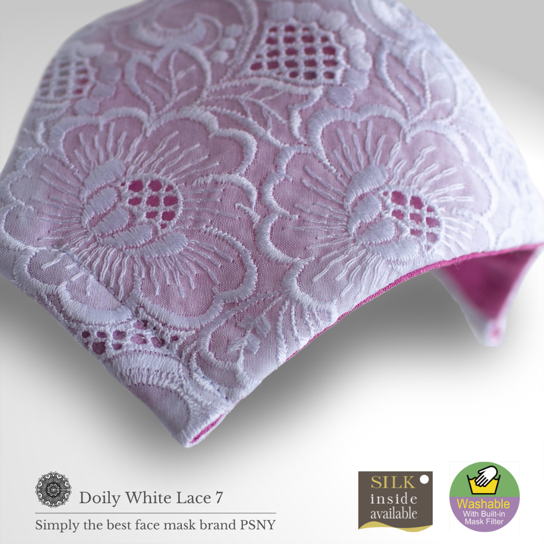 Doily 蕾絲白色過濾面膜 LD07