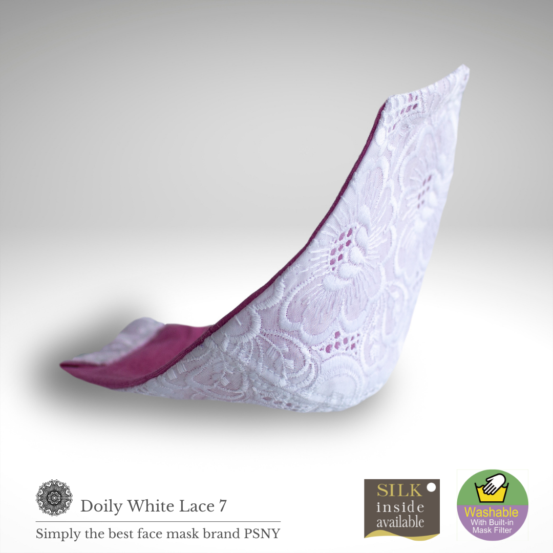 Doily 蕾絲白色過濾面膜 LD07