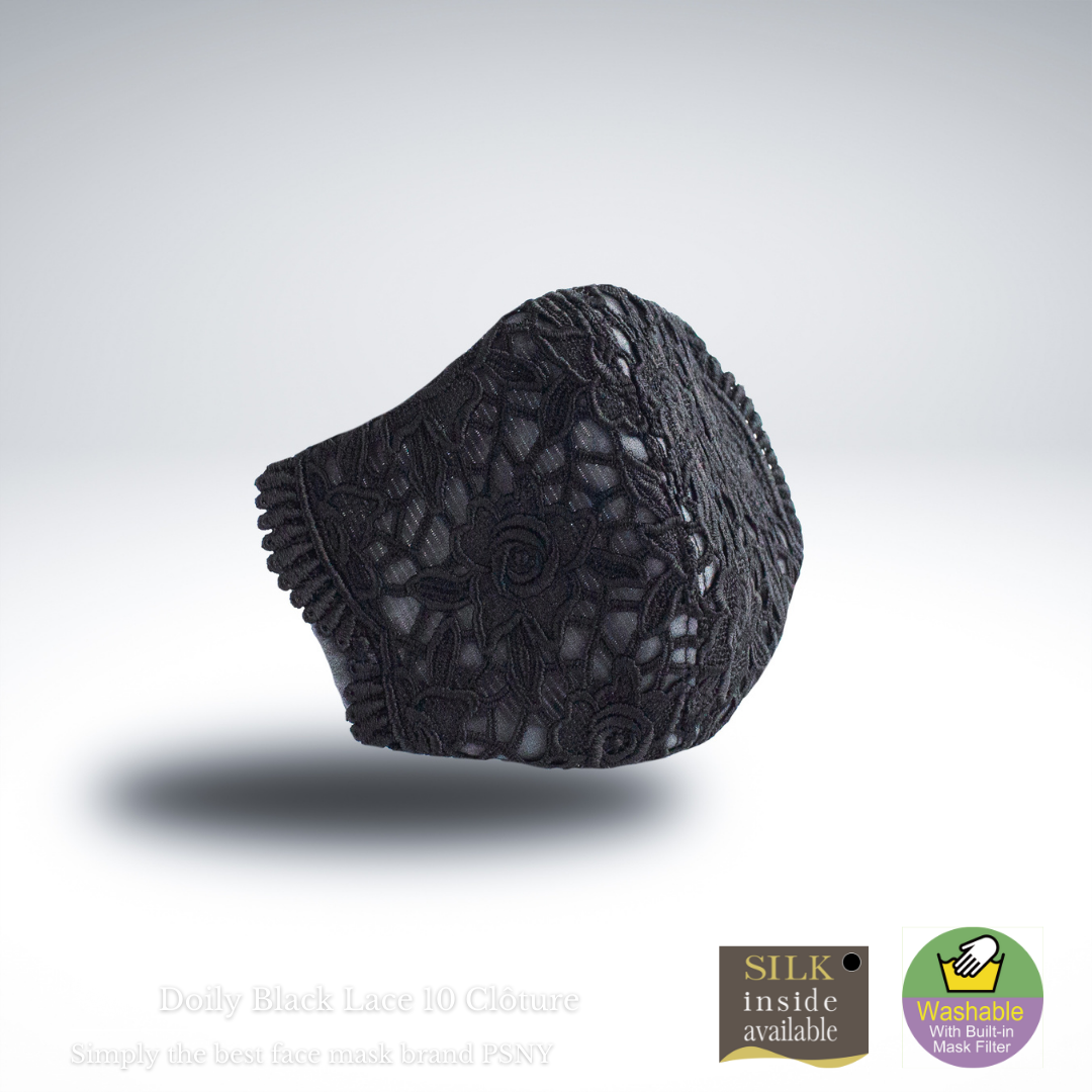 Doily 蕾絲黑色高級定製過濾面膜 LD10