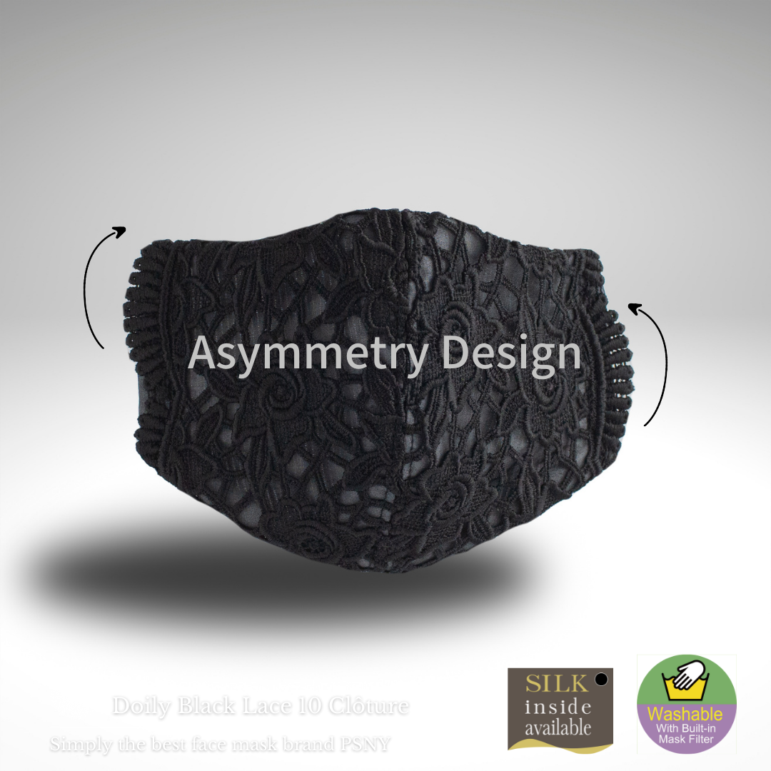 Doily 蕾絲黑色高級定製過濾面膜 LD10