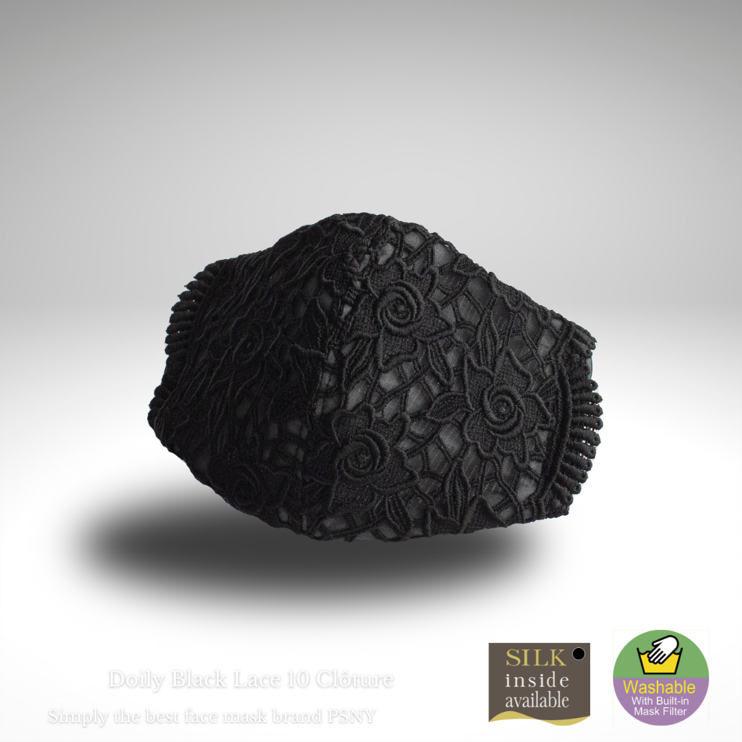 Doily 蕾絲黑色高級定製過濾面膜 LD10