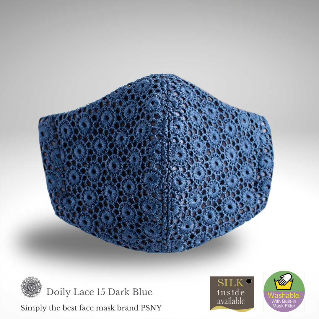 Doily 蕾絲深藍濾鏡面膜 LD15