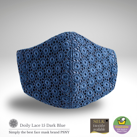 Doily 蕾絲深藍濾鏡面膜 LD15
