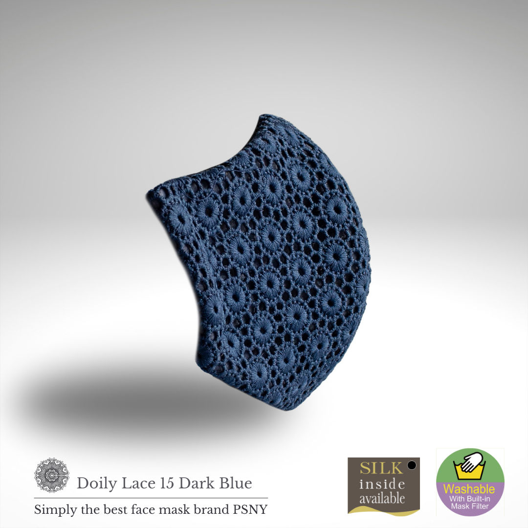 Doily 蕾絲深藍濾鏡面膜 LD15