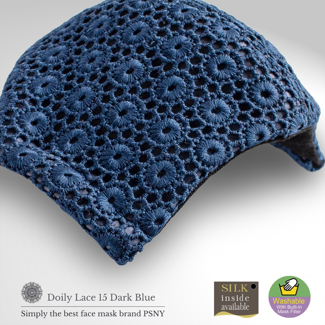 Doily 蕾絲深藍濾鏡面膜 LD15