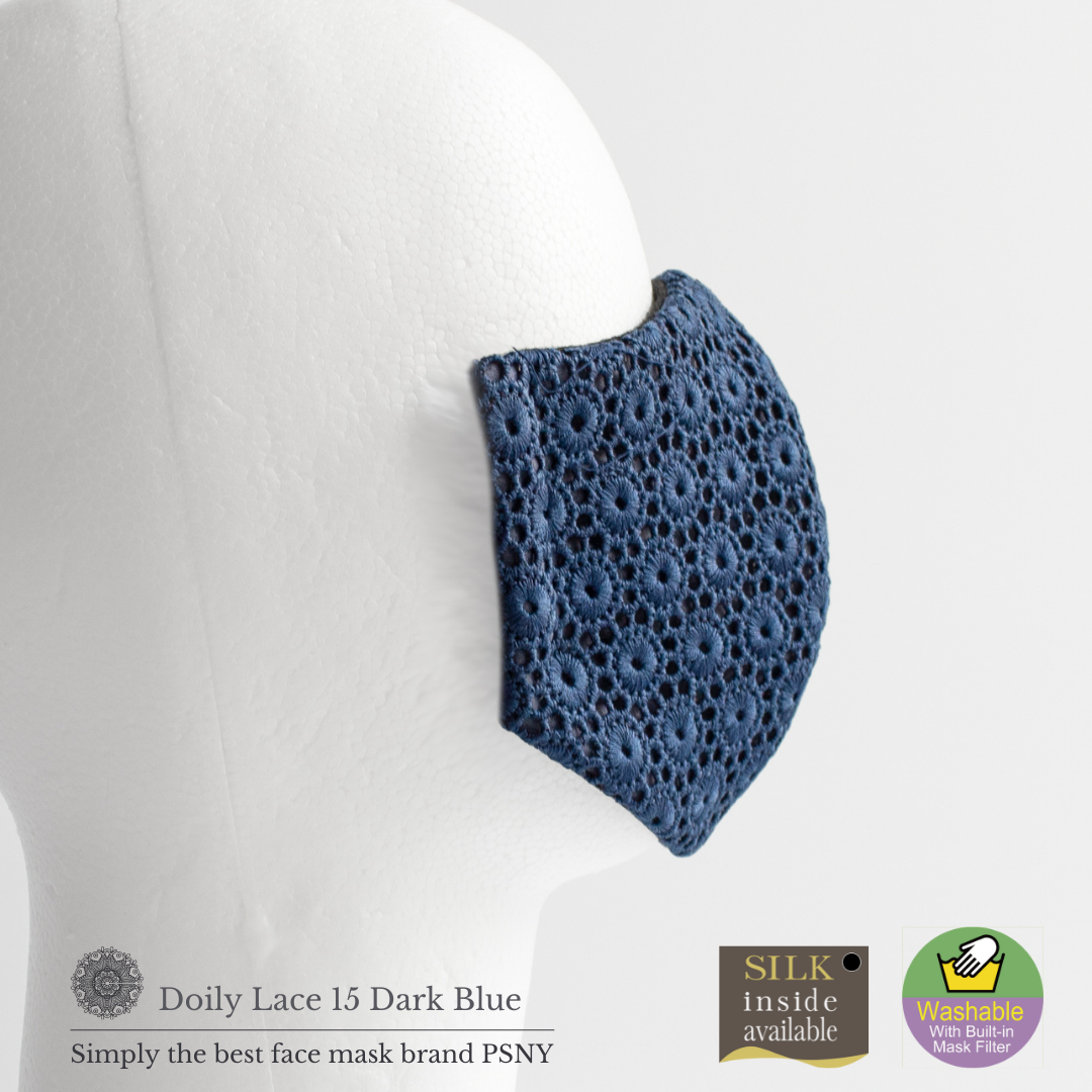 Doily 蕾絲深藍濾鏡面膜 LD15
