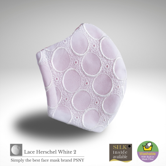 Herschel 2・點狀蕾絲花粉無紡布過濾網成人可愛酷感亞麻絲美人唯美婚禮優雅名媛潔面酷3D成人面膜LH03