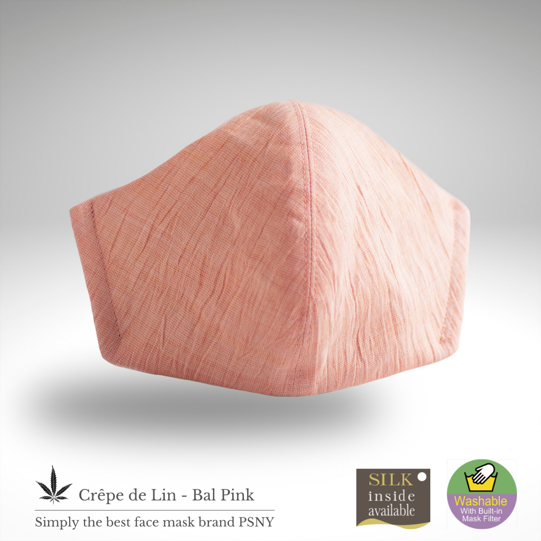 Crepe Linen Bal Pink Chijimi Omi 過濾面膜 PC10