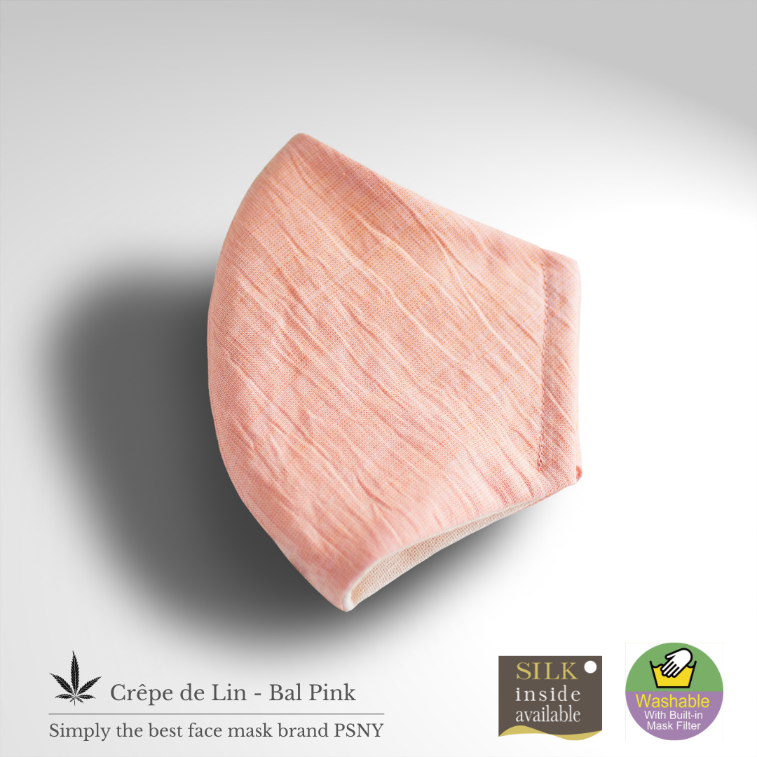 Crepe Linen Bal Pink Chijimi Omi 過濾面膜 PC10