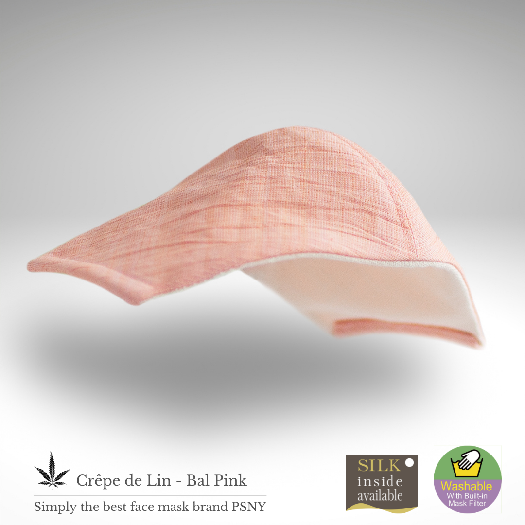 Crepe Linen Bal Pink Chijimi Omi 過濾面膜 PC10
