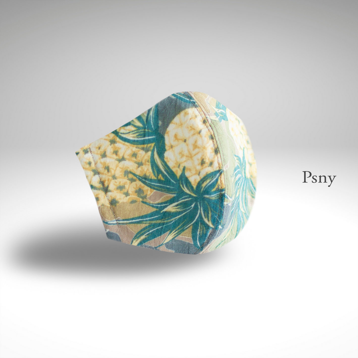 PSNY Yuzen-dyed linen botanical mask YR04
