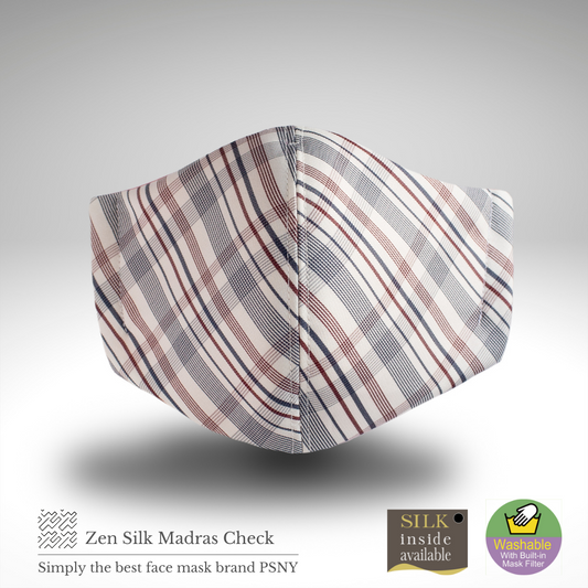 Zen Silk Madras 格紋面膜帶花粉過濾器 ZZ11