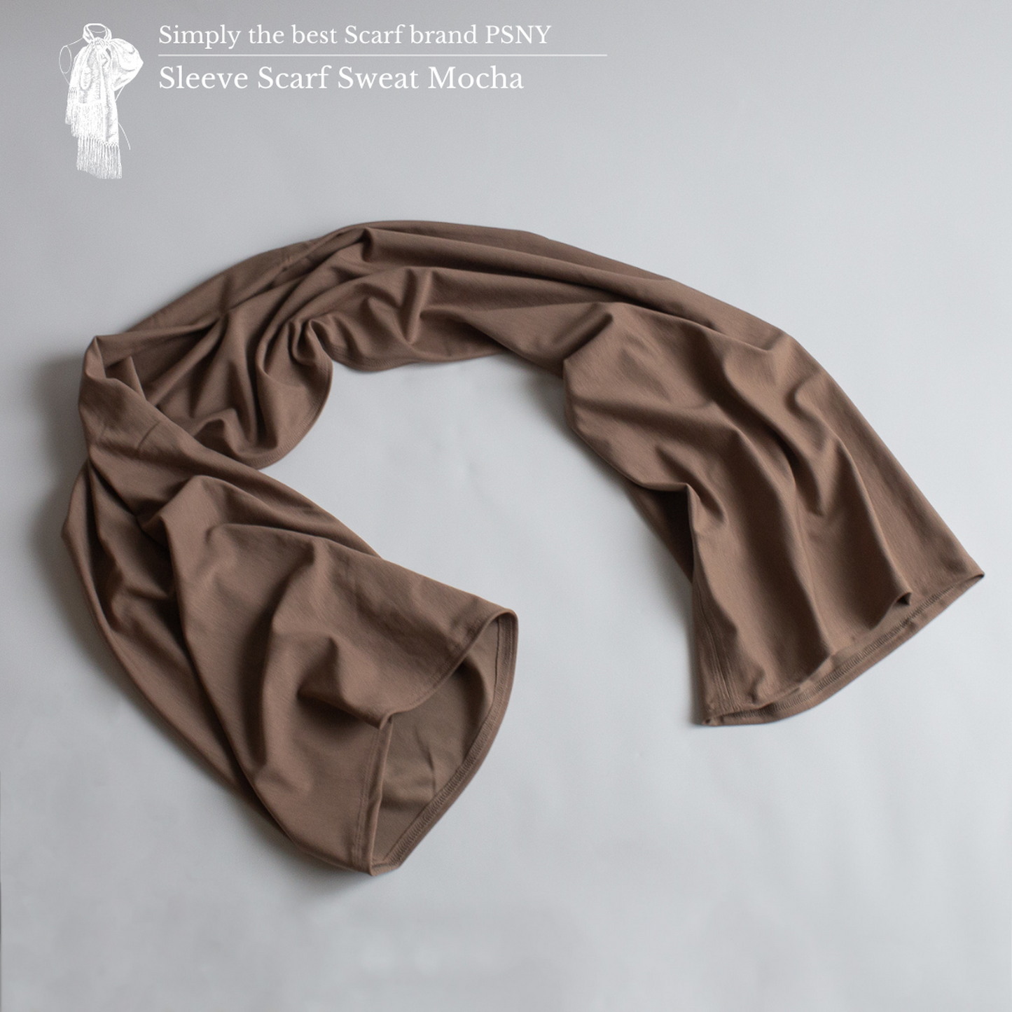 Sleeve Stole Mocha Sweat Type Shoulder with Sleeves Casual SS02