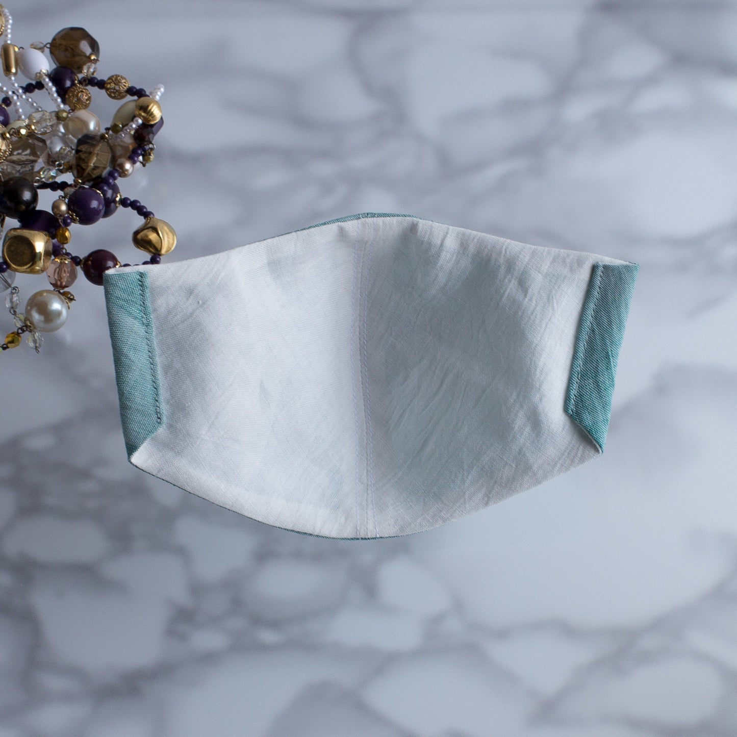 PSNY包郵 縐紗波浪綠色棉麻花粉無紡布濾網接觸清涼Yoryu Luxury Beauty Viridian Grass綠色美麗成人3D面膜成人面膜-PW02
