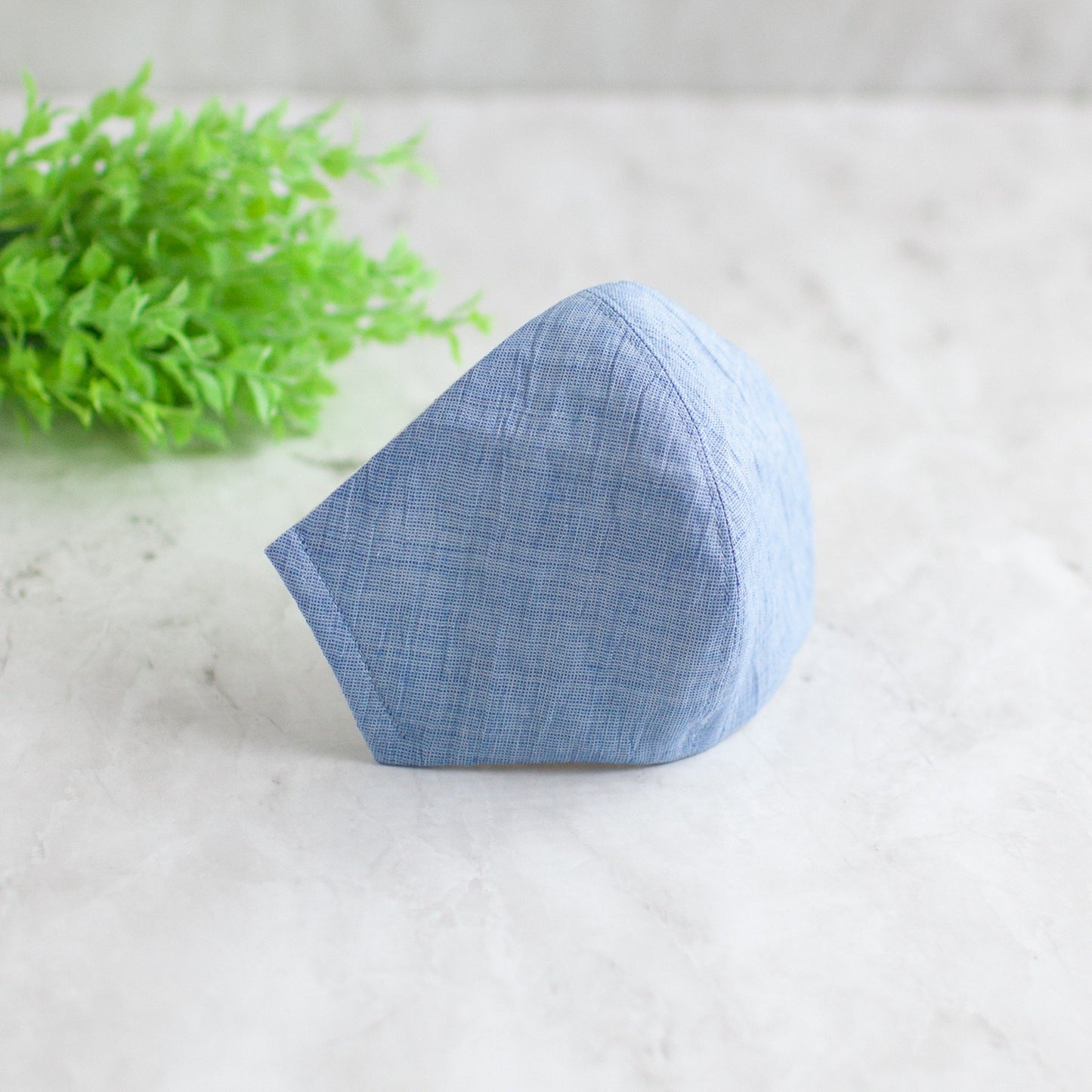 PSNY 包郵 Crepe Brimmer Blue Linen Omi Chijimi Pollen 黃沙 可水洗無紡布濾芯 Hemp 手捲麻 幹麻 高級美容 美麗潔淨感 涼爽感 Yoryu 面膜 PC05