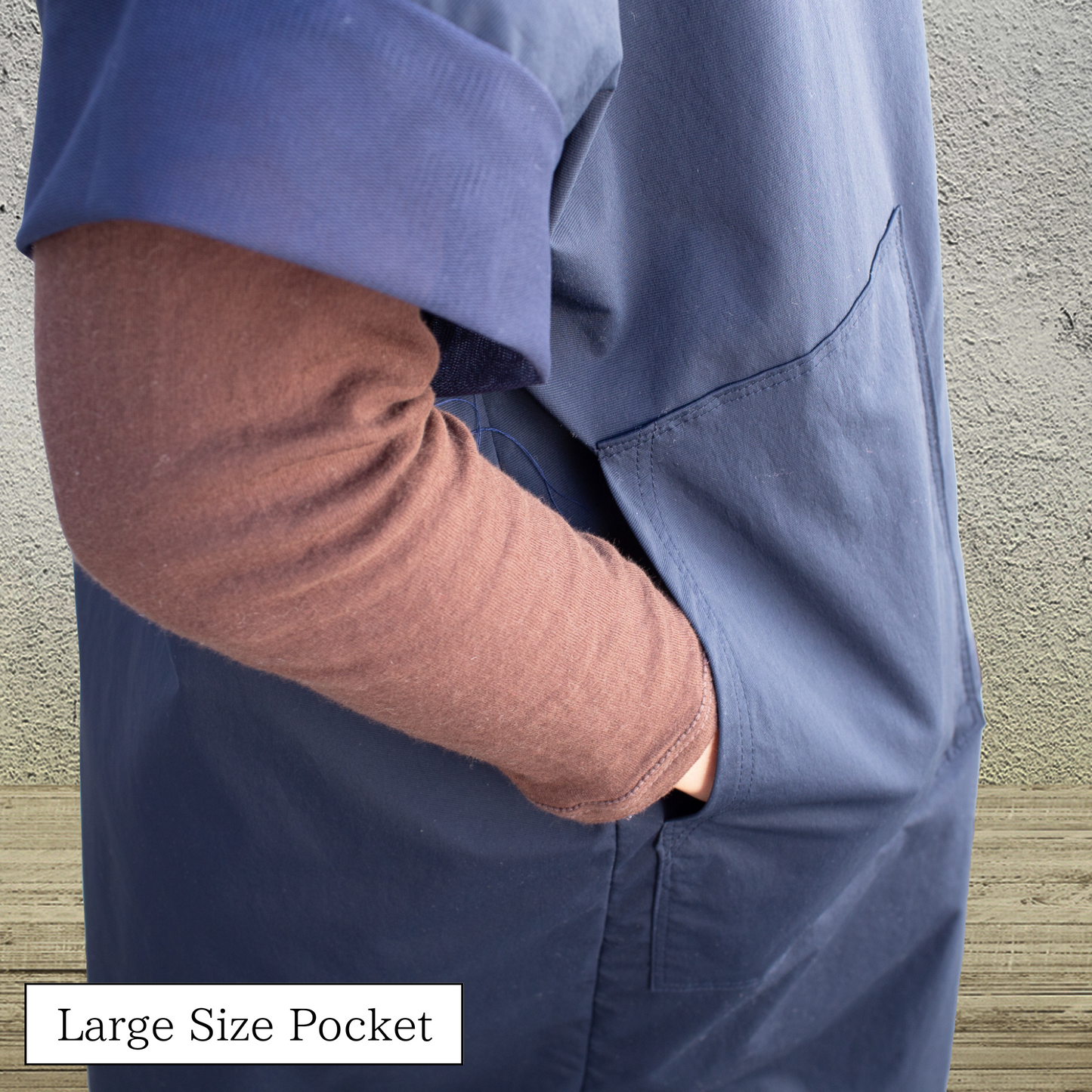 Box Silhouette Jumper Dress with Pochette