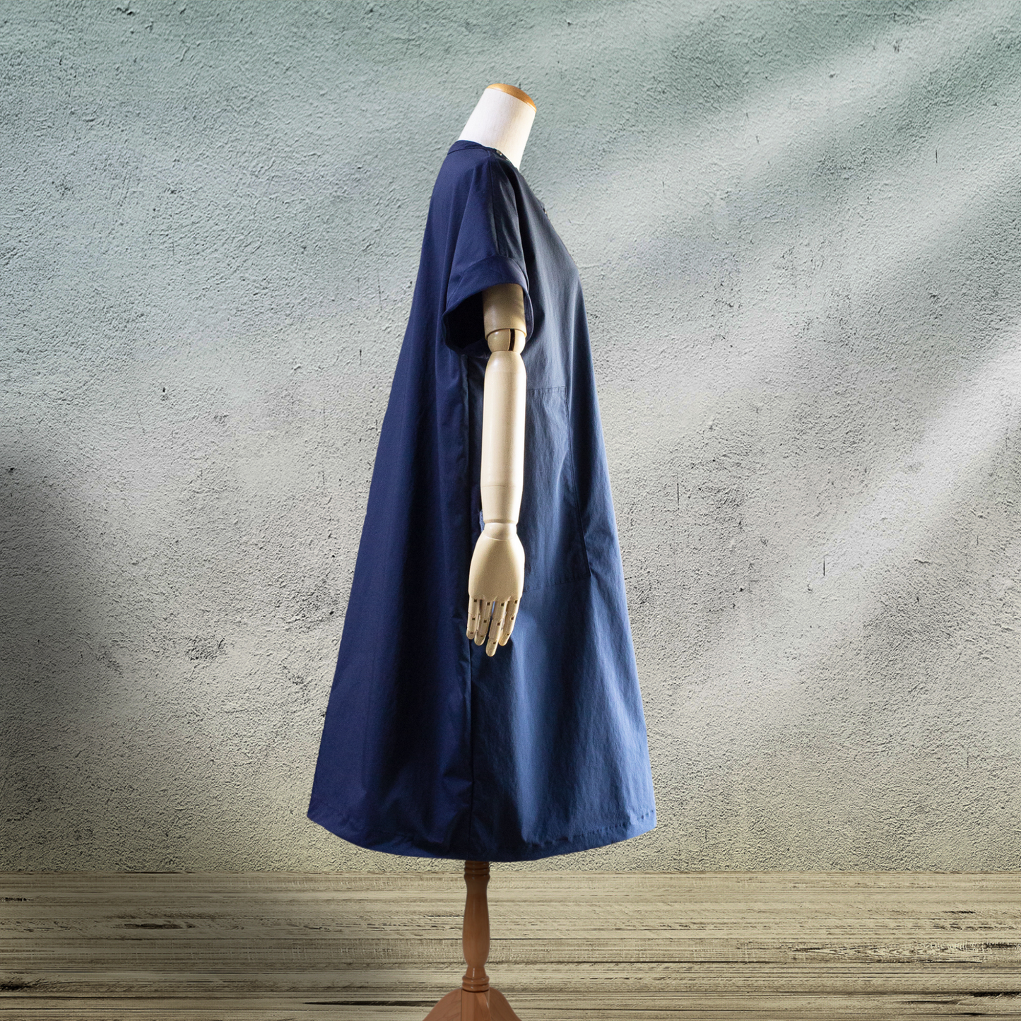 Box Silhouette Jumper Dress with Pochette