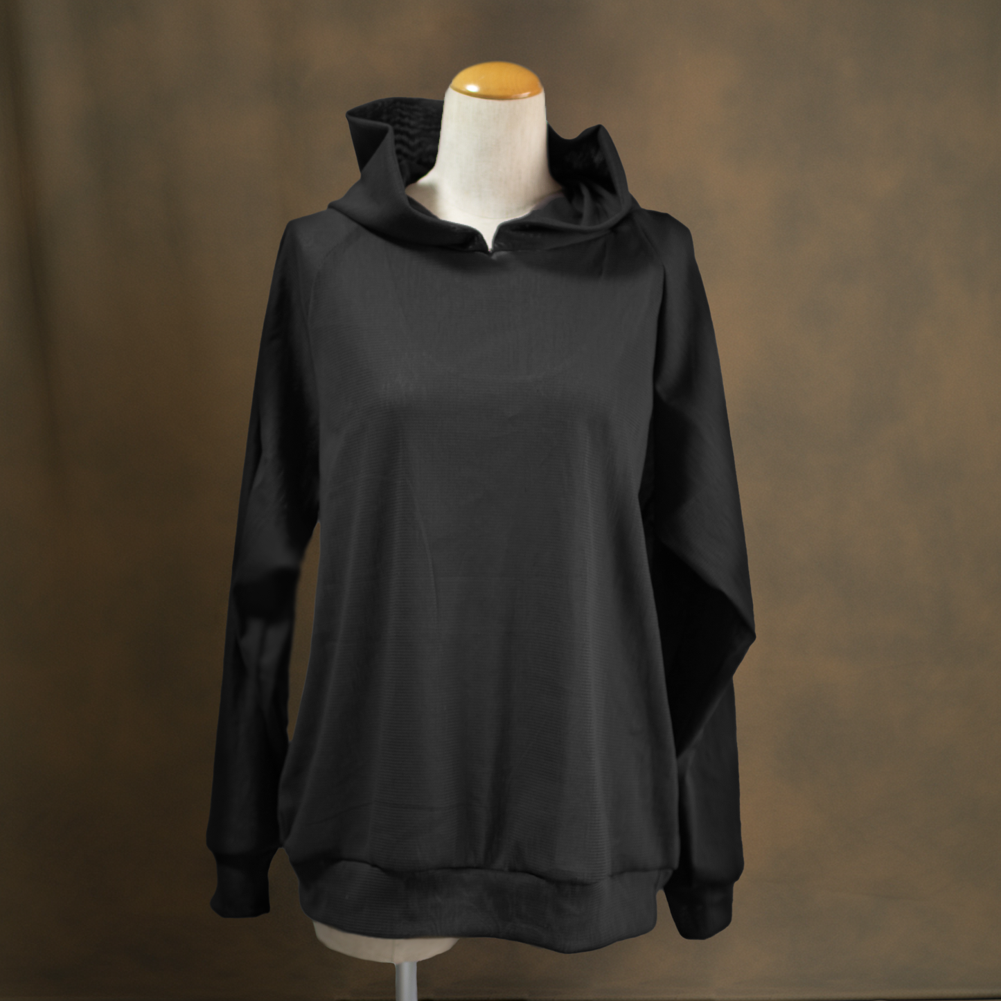 PSNY See Through Hoodie Black Pocketless Hoodie TP12 S can be Black