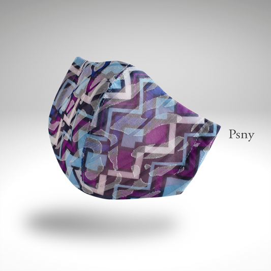 PSNY Retro Psychedelic Purple Mask with Filter LT09