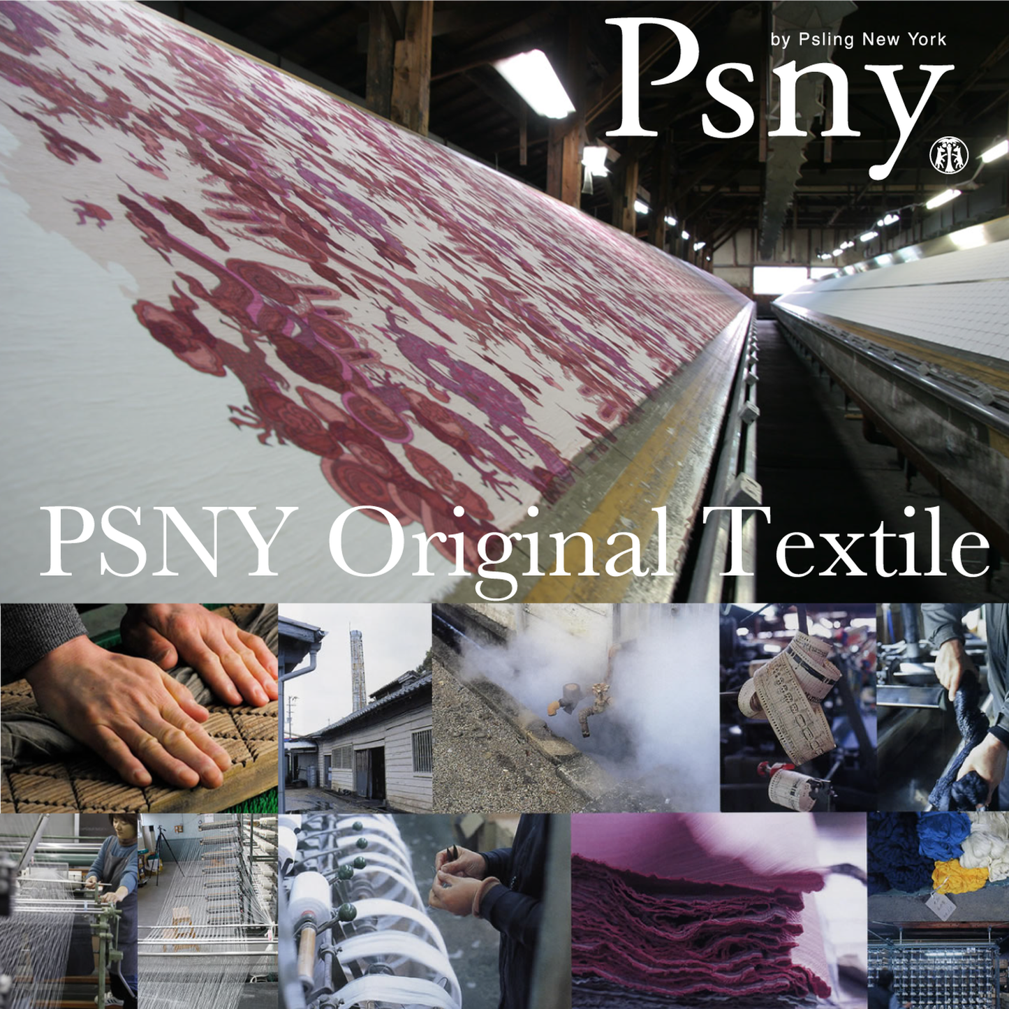 PSNY Hand kneaded hemp stencil dyeing Mexican pattern stole SG06