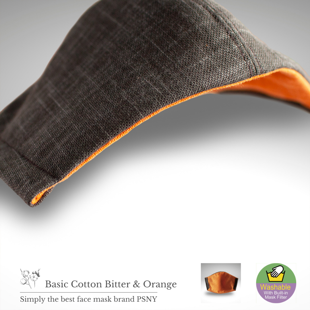 Basic Cotton Bitter Orange Filter Mask CC04