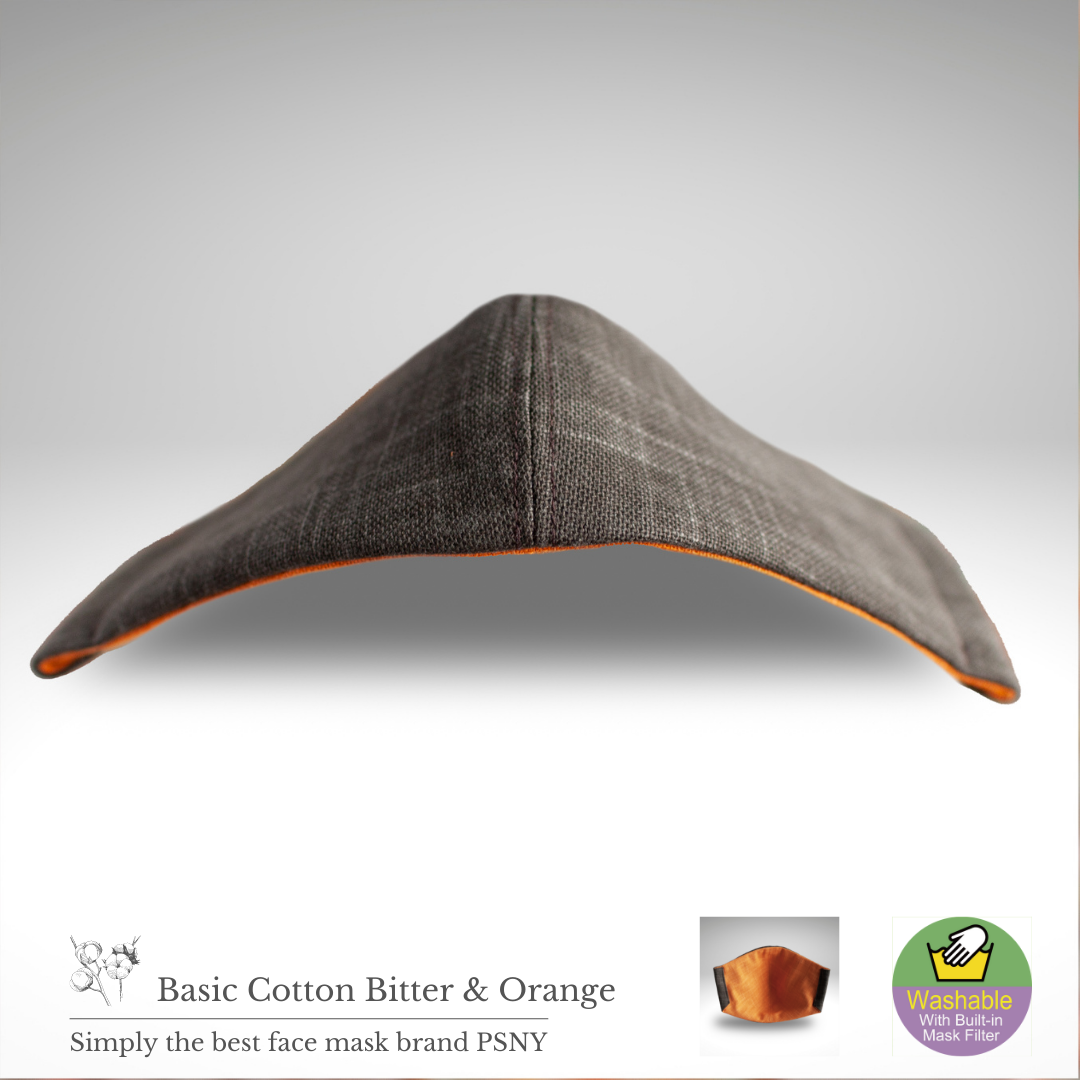 Basic Cotton Bitter Orange Filter Mask CC04