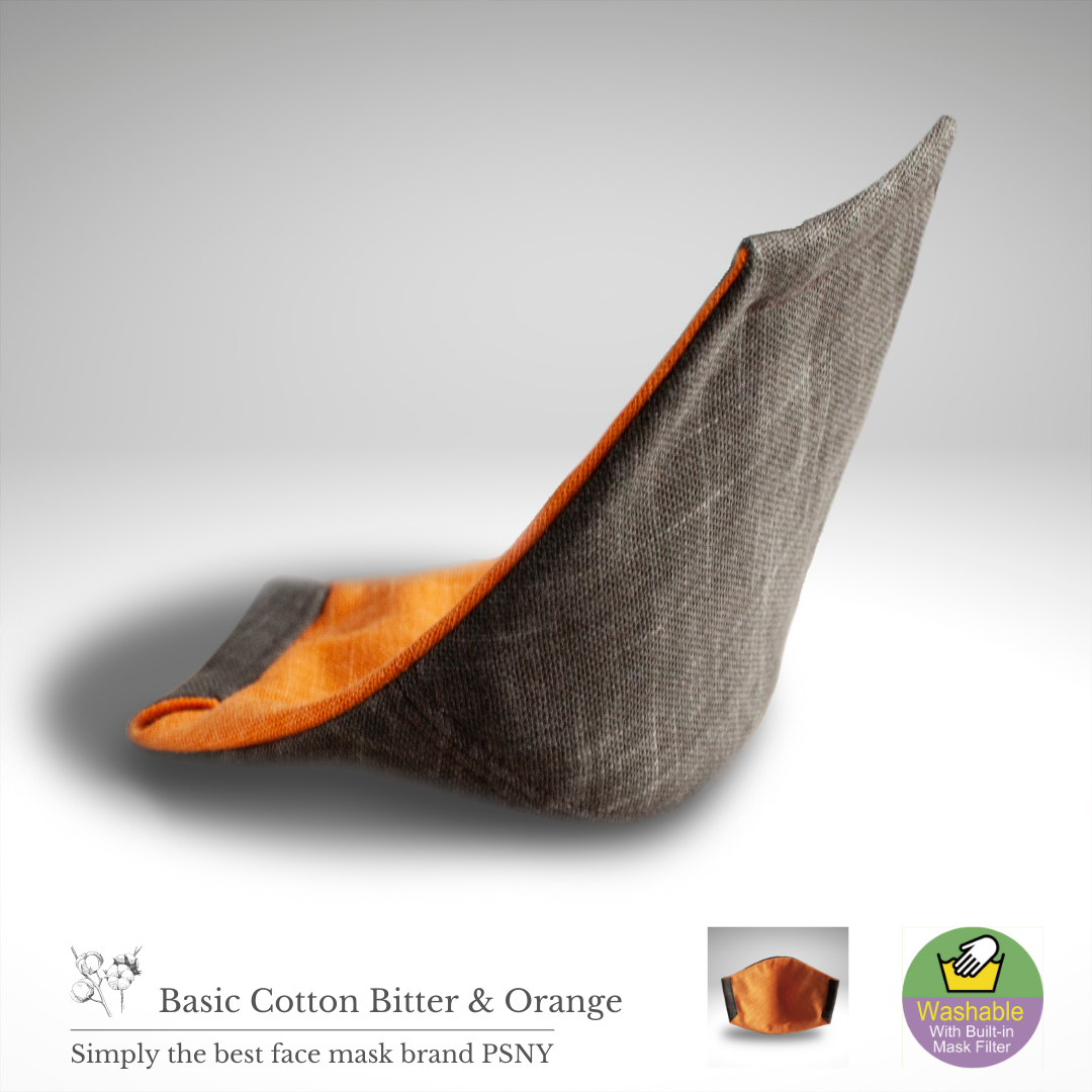 Basic Cotton Bitter Orange Filter Mask CC04