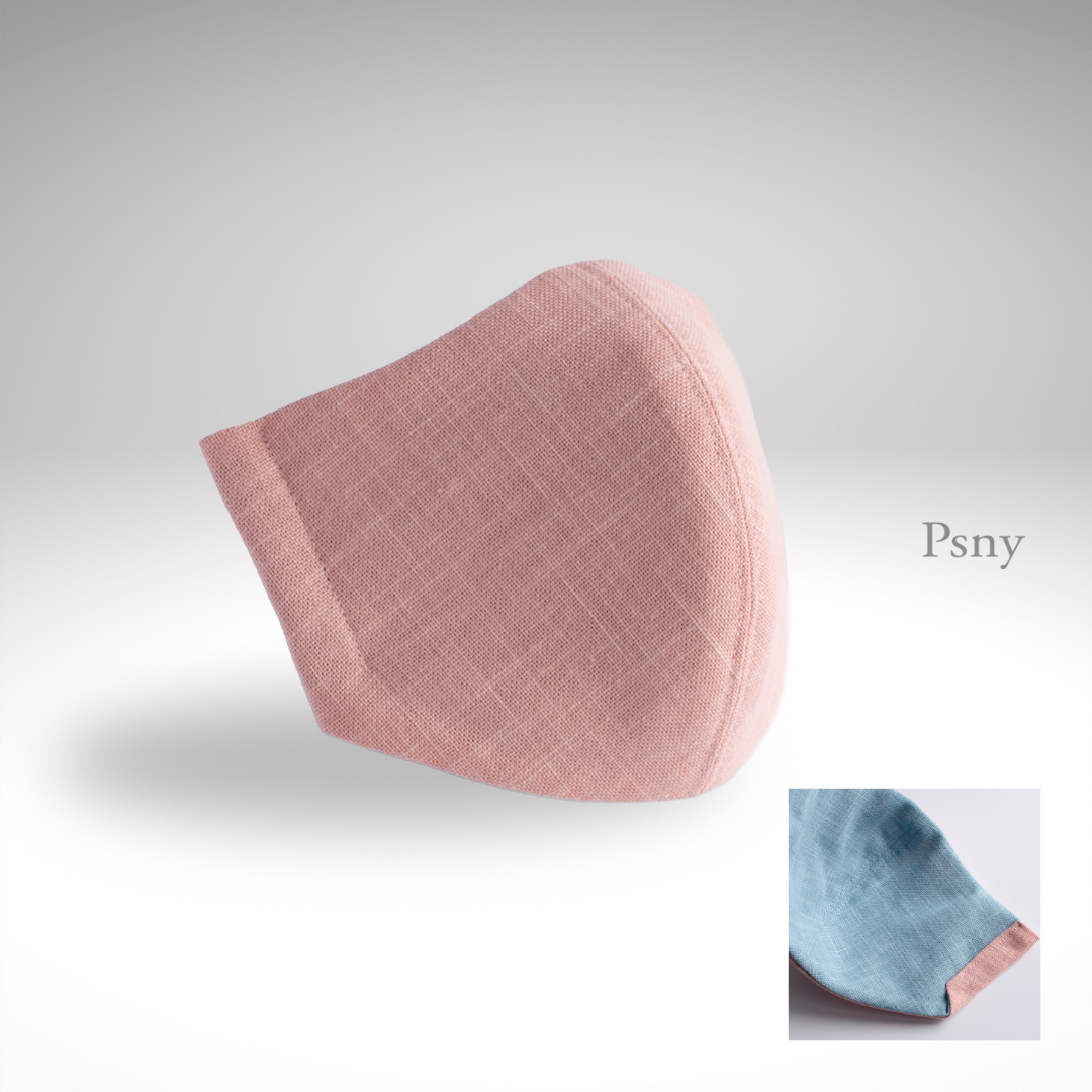 Basic cotton classic pink &amp; pale blue pollen non-woven fabric filter classy mask adult cute fluffy soft soft classy cleanliness cleanliness adult mask -CC08