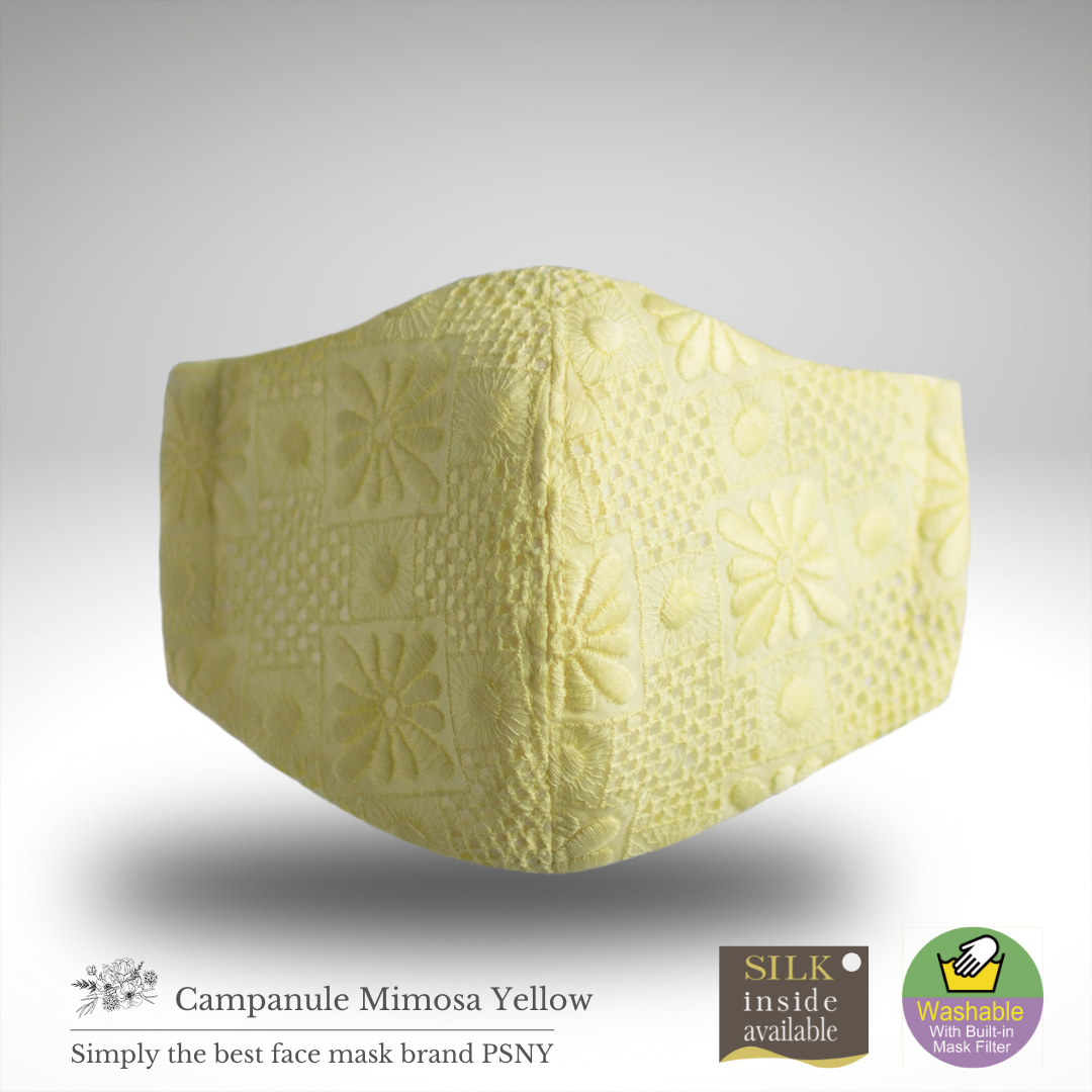 PSNY Campanule Lace Mimosa Yellow Filtered Yellow Mask Free Shipping CP06