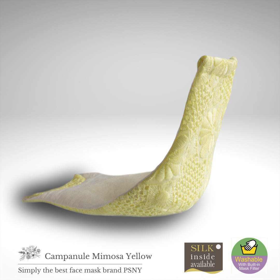 PSNY Campanule Lace Mimosa Yellow Filtered Yellow Mask Free Shipping CP06
