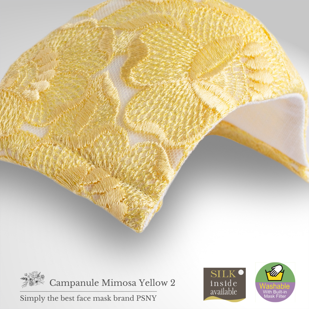 Campanule Lace Mimosa Yellow 2 Filtered Yellow Mask CP12